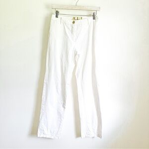 Max Mara Weekend White W12 straight Leg Pants sz 4